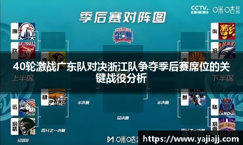 40轮激战广东队对决浙江队争夺季后赛席位的关键战役分析
